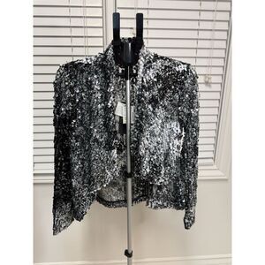 Dolce Cabo Sequin Ombré Shawl Collar Jacket Blazer Formal‎ - Date Night - Prom